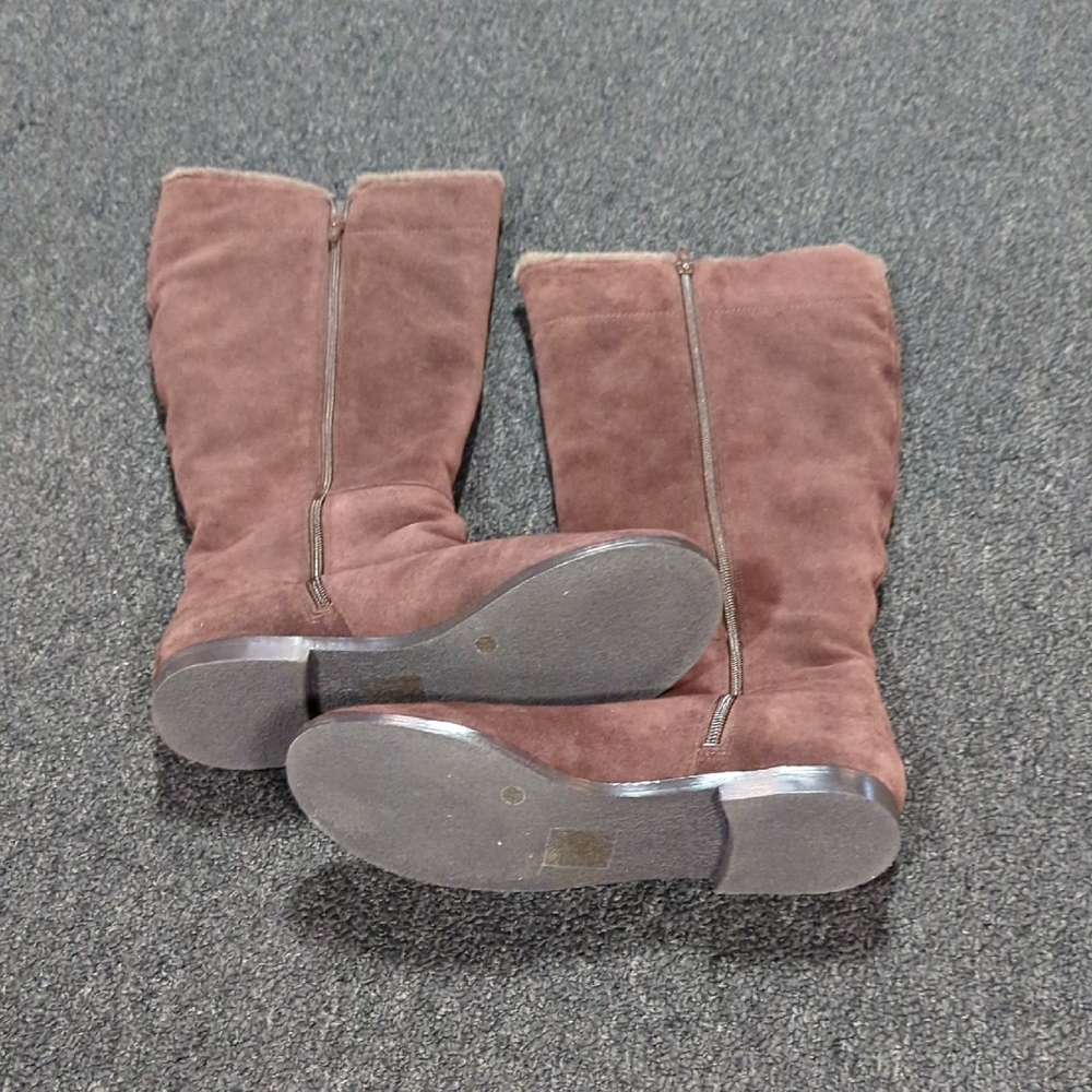 Arturo Chiang Tan Suede Winter Boots